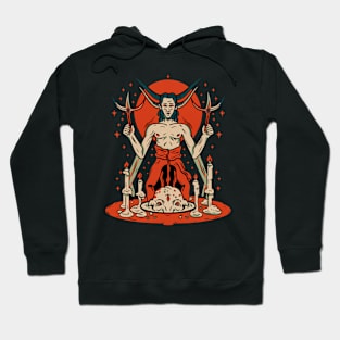 Infernal Symphony: Step into the Serpent's Spell with Our Wicked Ensemble Hoodie